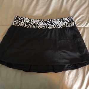 Black Lululemon skirt